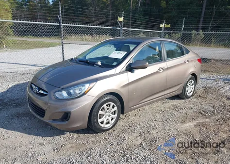 2012 Hyundai Accent Gls z USA, uszkodzony, nr VIN KMHCT4AE4CU163989